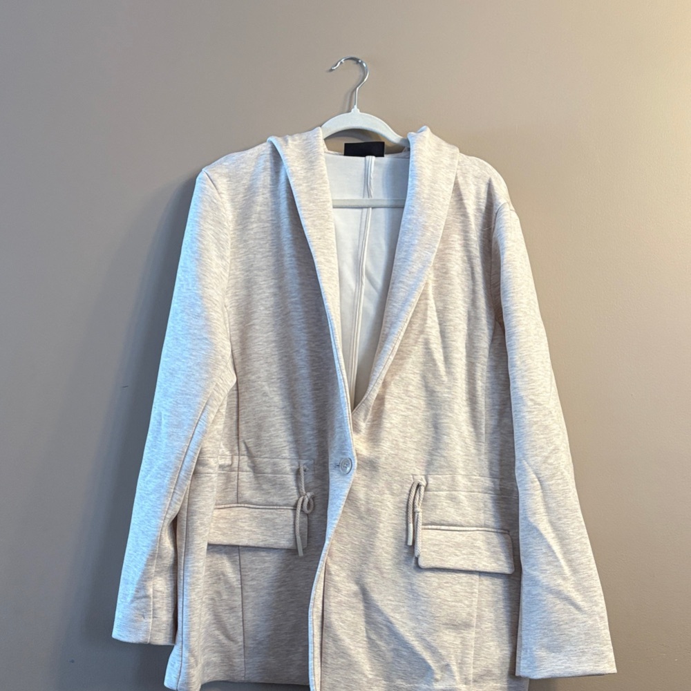 Lane Bryant Stretchy Hoodie Blazer like new size 20